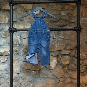 Super cute little overalls - baby Gap.